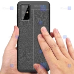 قاب ژله ای طرح چرم Samsung Galaxy S20 Plus مدل Auto Focus
