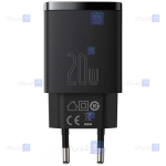 شارژر دیواری فست شارژ بیسوس Baseus Compact Quick Charger U+C PD QC CCCP20UE CCXJ-B01 EU توان 20 وات