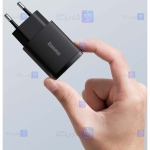 شارژر دیواری فست شارژ بیسوس Baseus Compact Quick Charger U+C PD QC CCCP20UE CCXJ-B01 EU توان 20 وات