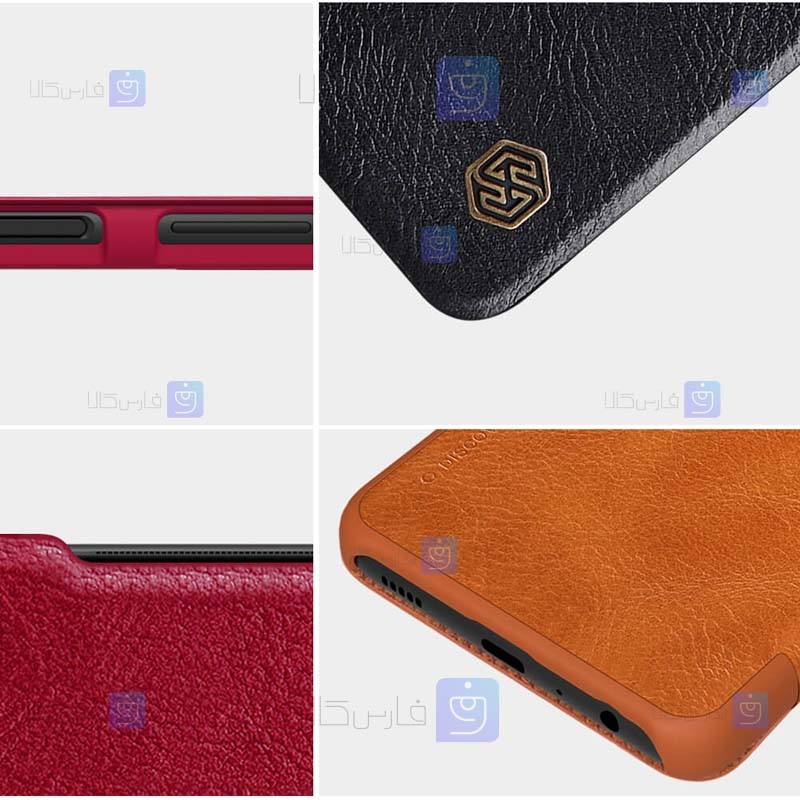 کیف چرمی نیلکین Samsung Galaxy A22 4G مدل Qin