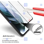 گلس تمام چسب Samsung Galaxy S21 FE 5G مدل تمام صفحه
