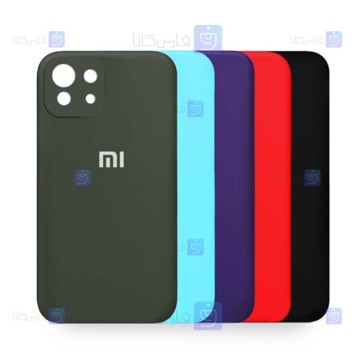 قاب سیلیکونی Xiaomi Mi 11 Lite مدل محافظ لنز دار