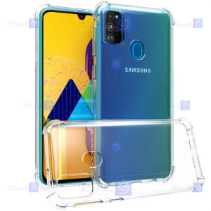 قاب کپسول دار Samsung Galaxy M21 مدل شیشه ای - ژله ای