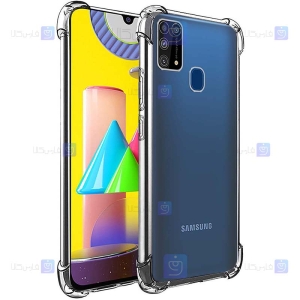 قاب کپسول دار Samsung Galaxy M31 مدل شیشه ای - ژله ای