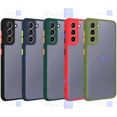 کاور پشت مات Samsung Galaxy S21 plus مدل محافظ لنزدار