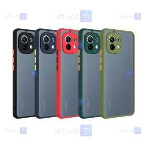 کاور پشت مات Xiaomi Mi 11 مدل محافظ لنزدار