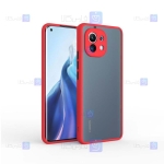 کاور پشت مات Xiaomi Mi 11 مدل محافظ لنزدار