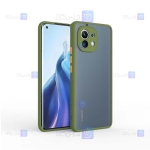 کاور پشت مات Xiaomi Mi 11 مدل محافظ لنزدار