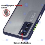 کاور پشت مات Xiaomi Poco M3 Pro مدل محافظ لنزدار
