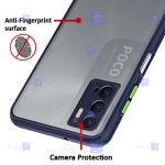 کاور پشت مات Xiaomi Poco M3 Pro مدل محافظ لنزدار