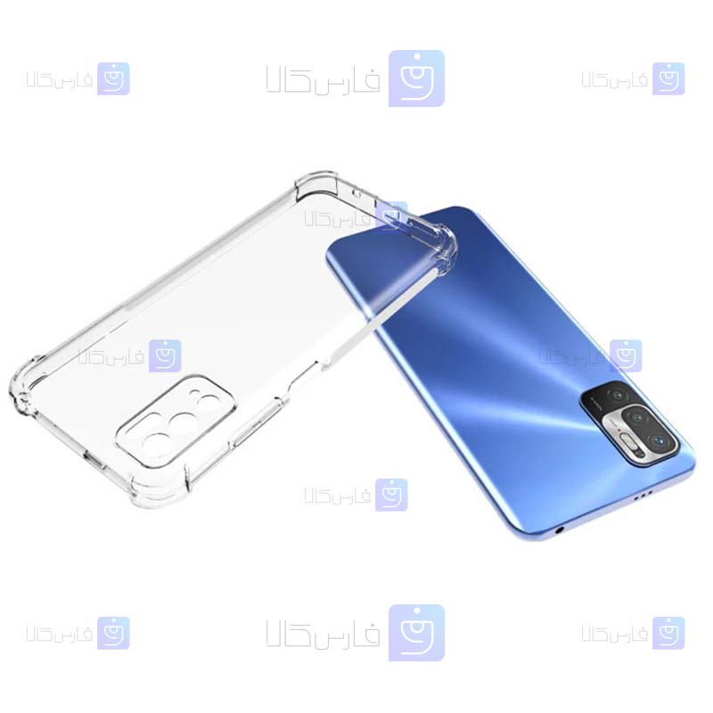قاب ژله ای Xiaomi Redmi Note 10 5G مدل کپسولی محافظ لنز دار
