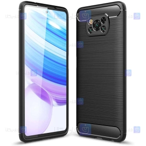 قاب ژله ای Xiaomi Poco X3 مدل فیبر کربنی