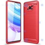 قاب ژله ای Xiaomi Poco X3 NFC مدل فیبر کربنی
