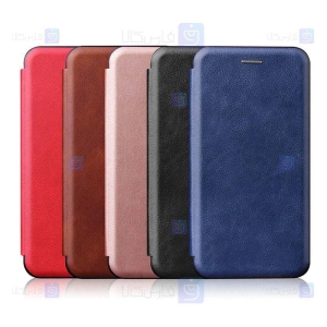 کیف کلاسوری چرمی Samsung Galaxy F22 مدل Leather Standing Magnetic