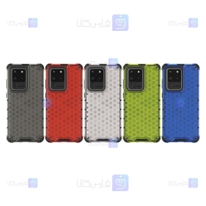 قاب ضد ضربه گوشی S20 Ultra مدل لانه زنبوری