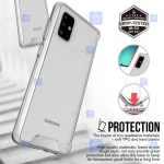 قاب شیشه ای – ژله ای Samsung Galaxy A71 مدل Space Collection