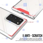 قاب شیشه ای – ژله ای Samsung Galaxy Note 20 Ultra مدل Space Collection