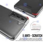 قاب شیشه ای – ژله ای Samsung Galaxy S21 Plus مدل Space Collection