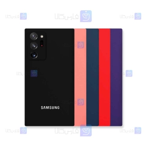 قاب سیلیکونی Samsung Galaxy Note 20 Ultra مدل محافظ لنز دار
