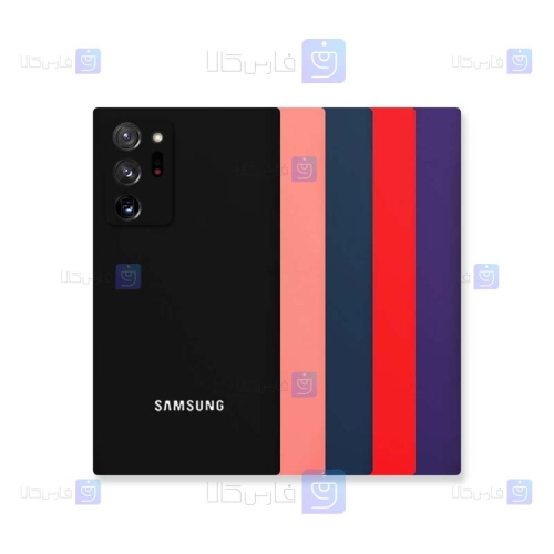 قاب سیلیکونی Samsung Galaxy Note 20 Ultra مدل محافظ لنز دار