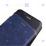 کیف کلاسوری چرمی Samsung Galaxy S21 Ultra مدل Leather Standing Magnetic