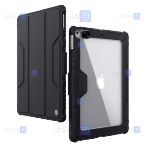 کیف محافظ لنزدار نیلکین Apple iPad 10.2 2021 مدل Bumper Leather Pro