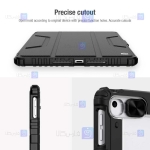 کیف محافظ لنزدار نیلکین Apple iPad 10.2 2021 مدل Bumper Leather Pro
