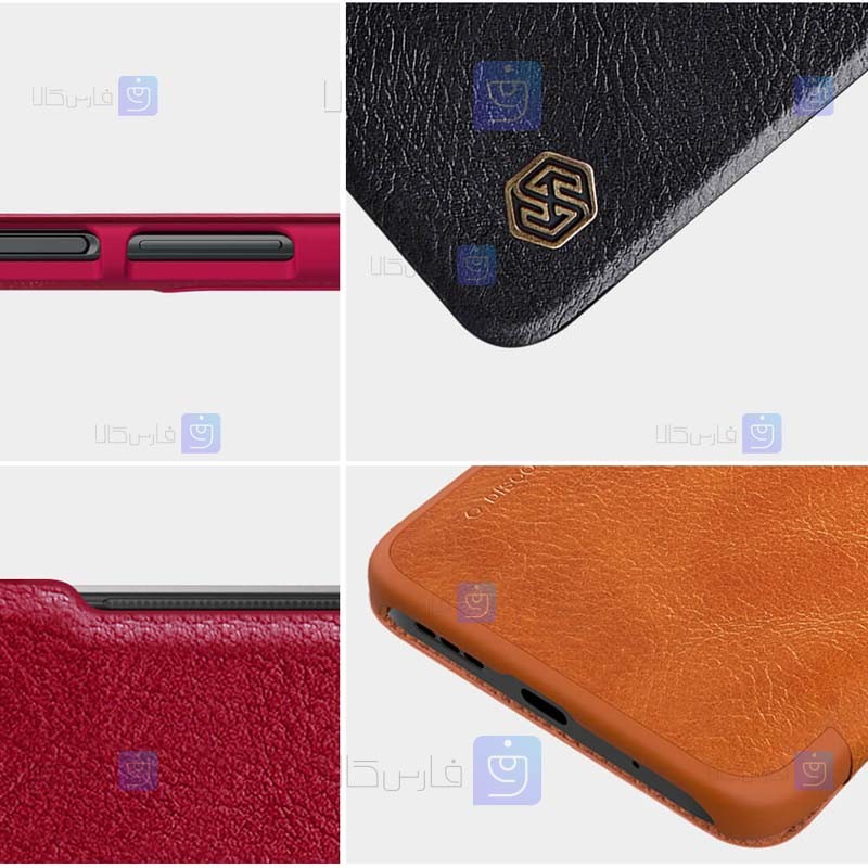 کیف چرمی نیلکین Xiaomi Redmi 10 مدل Qin