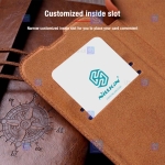 کیف چرمی نیلکین Qin Pro گوشی آیفون 13