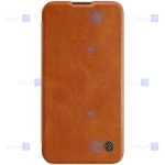 کیف چرمی نیلکین Qin Pro گوشی آیفون 13