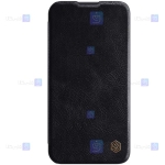 کیف چرمی نیلکین Apple iPhone 13 Pro Max مدل Qin Pro
