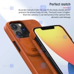کیف چرمی نیلکین Apple iPhone 13 Pro Max مدل Qin Pro