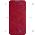 کیف چرمی نیلکین Apple iPhone 13 Pro Max مدل Qin Pro