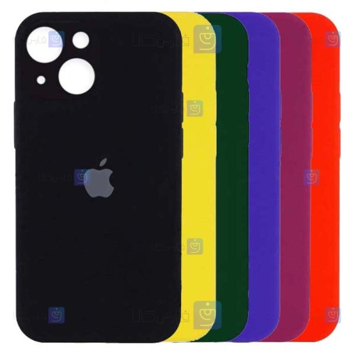 قاب سیلیکونی Apple iPhone 13 مدل محافظ لنز دار