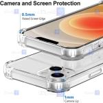 قاب کپسول دار Apple iPhone 13 Mini مدل شیشه ای - ژله ای