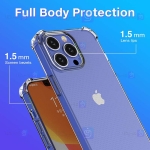 قاب کپسول دار Apple iPhone 13 Pro Max مدل شیشه ای - ژله ای