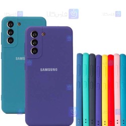قاب سیلیکونی Samsung Galaxy S21 plus مدل محافظ لنز دار