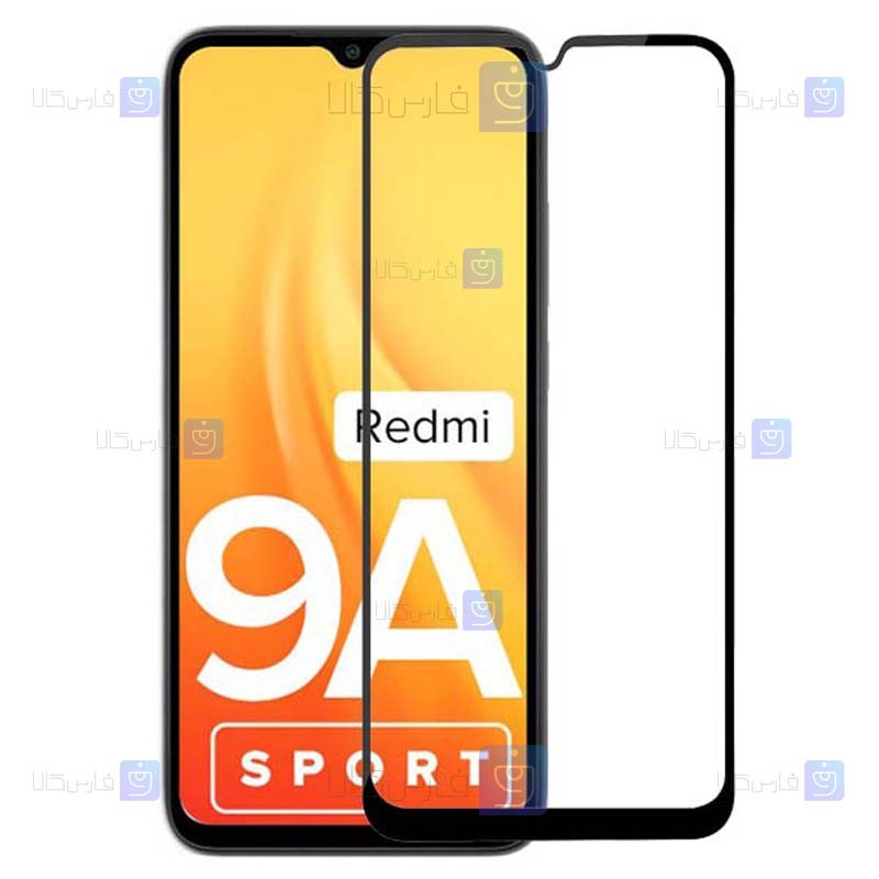 گلس Xiaomi Redmi 9A Sport مدل تمام صفحه
