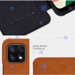 کیف چرمی نیلکین Samsung Galaxy F42 5G مدل Qin