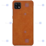 کیف چرمی نیلکین Samsung Galaxy F42 5G مدل Qin