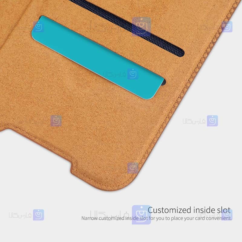 کیف چرمی نیلکین Xiaomi Redmi Note 10 Lite مدل Qin