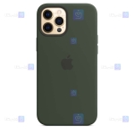 قاب سیلیکونی اصلی Apple iPhone 12 Pro با قابلیت مگ سیف