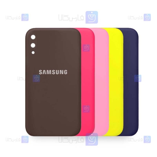 قاب سیلیکونی Samsung Galaxy A02 مدل محافظ لنز دار