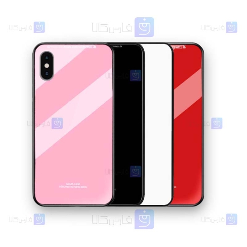 قاب پشت گلس Apple iPhone X