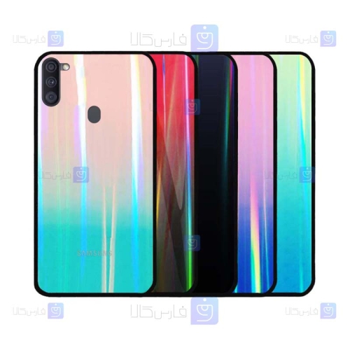 قاب لیزری Samsung Galaxy A11 مدل رنگین کمانی