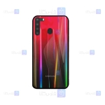 قاب لیزری Samsung Galaxy A21 مدل رنگین کمانی