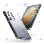 قاب شفاف Samsung Galaxy S21 Ultra مدل شیشه ای - ژله ای