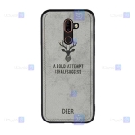 قاب پارچه ای Nokia 7 Plus مدل گوزنی
