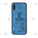 قاب پارچه ای Samsung Galaxy A01 مدل گوزنی