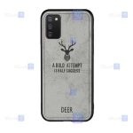 قاب پارچه ای Samsung Galaxy A02s مدل گوزنی
